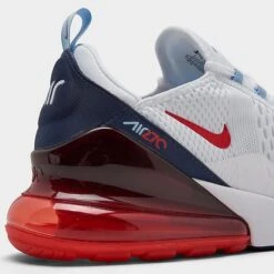 Men's Nike Air Max 270 Casual Shoes White/Midnight Navy/Psychic Blue/Chile Red - DJ5172 100 10 Men's Nike Air Max 270 Casual Shoes White/Midnight Navy/Psychic Blue/Chile Red - DJ5172 100 -Stealth Fit Shop DJ5172 100 P3