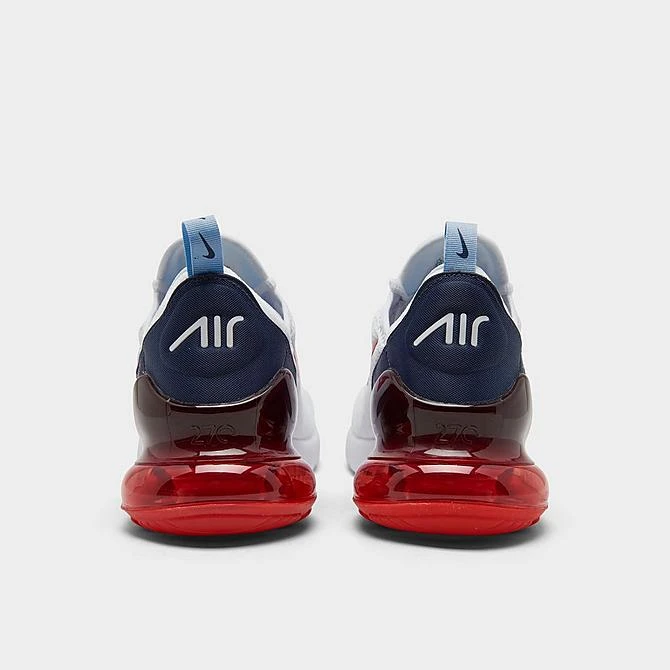 Men's Nike Air Max 270 Casual Shoes White/Midnight Navy/Psychic Blue/Chile Red - DJ5172 100 6 Men's Nike Air Max 270 Casual Shoes White/Midnight Navy/Psychic Blue/Chile Red - DJ5172 100 - Image 4