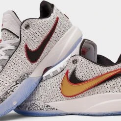 Nike LeBron 20 Basketball Shoes White/Metallic Gold/Black/University Red - DJ5423 100 -Stealth Fit Shop DJ5423 100 P3