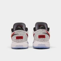 Nike LeBron 20 Basketball Shoes White/Metallic Gold/Black/University Red - DJ5423 100 -Stealth Fit Shop DJ5423 100 P4