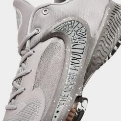 Nike Zoom Freak 4 Basketball Shoes Wolf Grey/White/Cool Grey/Black - DJ6149 004 -Stealth Fit Shop DJ6149 004 P3