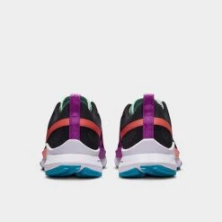 Men's Nike Pegasus Trail 4 Running Shoes Black/Magic Ember/Vivid Purple/Enamel Green/Laser Blue - DJ6158 003 -Stealth Fit Shop DJ6158 003 P4