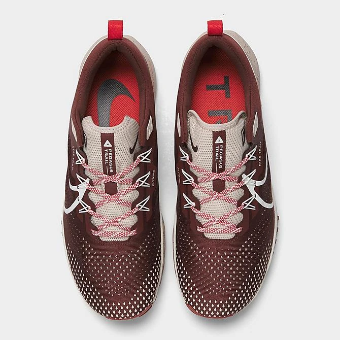 Men's Nike Pegasus Trail 4 Running Shoes Dark Pony/Sail/Picante Red/Rush Fuchsia - DJ6158 200 7 Men's Nike Pegasus Trail 4 Running Shoes Dark Pony/Sail/Picante Red/Rush Fuchsia - DJ6158 200 - Image 5