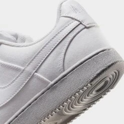 Men's Nike Court Vision Low Canvas Casual Shoes White/White/White - DJ6260 100 -Stealth Fit Shop DJ6260 100 P3