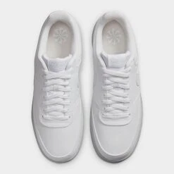 Men's Nike Court Vision Low Canvas Casual Shoes White/White/White - DJ6260 100 -Stealth Fit Shop DJ6260 100 P5
