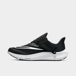 Men's Nike Air Zoom Pegasus FlyEase Running Shoes Black/Dark Smoke Grey/White - DJ7381 001