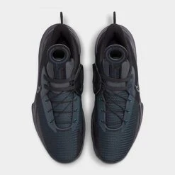 Men's Nike Precision 6 FlyEase Basketball Shoes Black/Black/Anthracite - DJ7552 001 12 Men's Nike Precision 6 FlyEase Basketball Shoes Black/Black/Anthracite - DJ7552 001 -Stealth Fit Shop DJ7552 001 P5