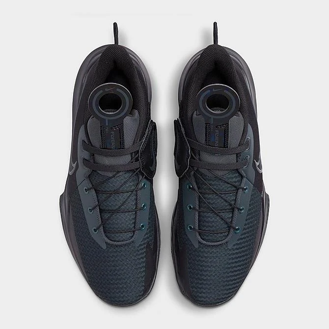 Men's Nike Precision 6 FlyEase Basketball Shoes Black/Black/Anthracite - DJ7552 001 7 Men's Nike Precision 6 FlyEase Basketball Shoes Black/Black/Anthracite - DJ7552 001 - Image 5