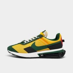 Men's Nike Air Max Pre-Day Casual Shoes University Gold/Gorge Green/Black - DM0008A 700