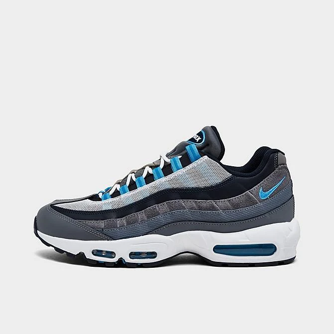 Men's Nike Air Max 95 Casual Shoes Cool Grey/University Blue/Dark Obsidian - DM0011 003 3 Men's Nike Air Max 95 Casual Shoes Cool Grey/University Blue/Dark Obsidian - DM0011 003