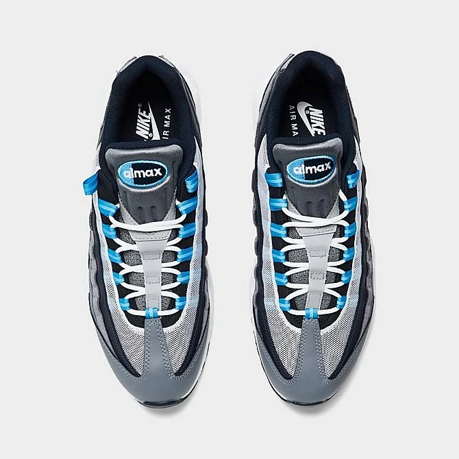 Men's Nike Air Max 95 Casual Shoes Cool Grey/University Blue/Dark Obsidian - DM0011 003 7 Men's Nike Air Max 95 Casual Shoes Cool Grey/University Blue/Dark Obsidian - DM0011 003 - Image 5