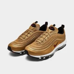 Men's Nike Air Max 97 Casual Shoes Metallic Gold/Varsity Red/Black/White - DM0028 700 -Stealth Fit Shop DM0028 700 P2