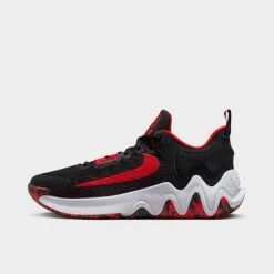 Nike Giannis Immortality 2 Basketball Shoes Black/Wolf Grey/University Red - DM0825 005