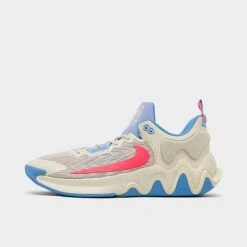 Nike Giannis Immortality 2 Basketball Shoes Coconut Milk/University Blue/Light Orewood Brown/Hot Punch - DM0825 103