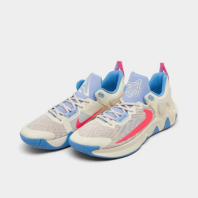 Nike Giannis Immortality 2 Basketball Shoes Coconut Milk/University Blue/Light Orewood Brown/Hot Punch - DM0825 103 4 Nike Giannis Immortality 2 Basketball Shoes Coconut Milk/University Blue/Light Orewood Brown/Hot Punch - DM0825 103 - Image 2