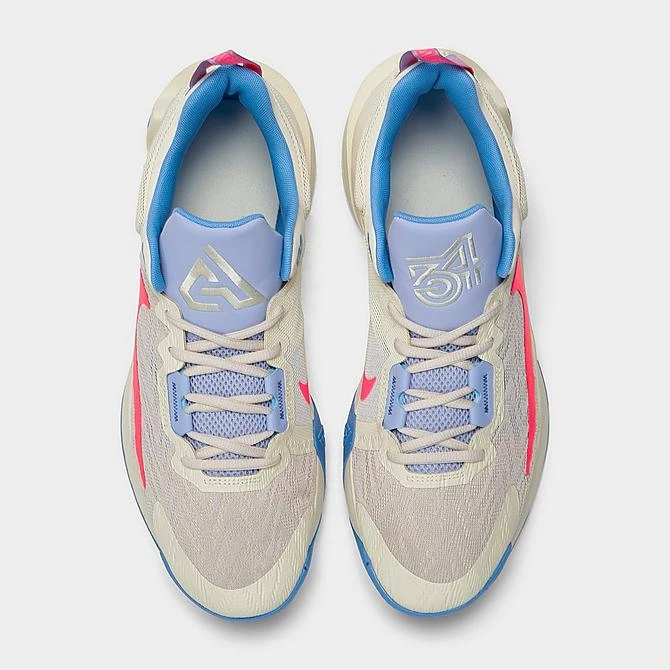 Nike Giannis Immortality 2 Basketball Shoes Coconut Milk/University Blue/Light Orewood Brown/Hot Punch - DM0825 103 7 Nike Giannis Immortality 2 Basketball Shoes Coconut Milk/University Blue/Light Orewood Brown/Hot Punch - DM0825 103 - Image 5