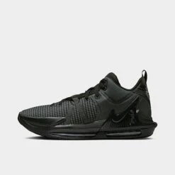 Nike LeBron Witness 7 Basketball Shoes Black/Black/Anthracite - DM1123 004