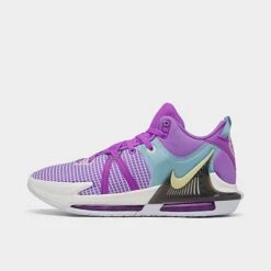 Nike LeBron Witness 7 Basketball Shoes Fuchsia Dream/Sail/White/Citron Tint - DM1123 500