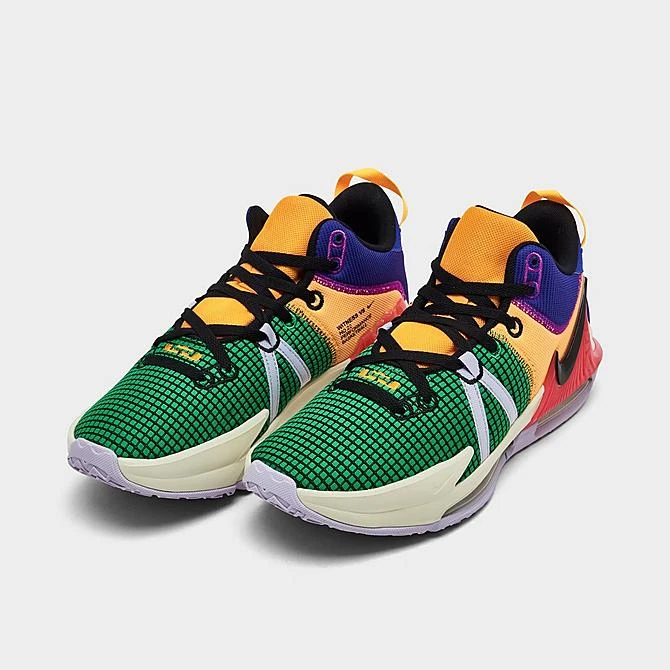 Nike LeBron Witness 7 Basketball Shoes Vivid Purple/Sea Coral/Oxygen Purple/Black - DM1123 501 4 Nike LeBron Witness 7 Basketball Shoes Vivid Purple/Sea Coral/Oxygen Purple/Black - DM1123 501 - Image 2