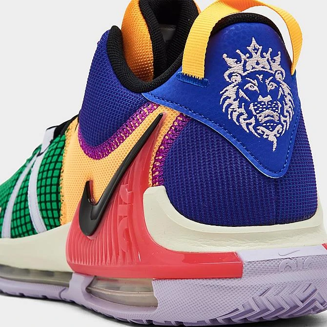 Nike LeBron Witness 7 Basketball Shoes Vivid Purple/Sea Coral/Oxygen Purple/Black - DM1123 501 5 Nike LeBron Witness 7 Basketball Shoes Vivid Purple/Sea Coral/Oxygen Purple/Black - DM1123 501 - Image 3