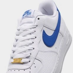 Men's Nike Air Force 1 Low Casual Shoes White/White/Game Royal - DM2845 100 10 Men's Nike Air Force 1 Low Casual Shoes White/White/Game Royal - DM2845 100 -Stealth Fit Shop DM2845 100 P3