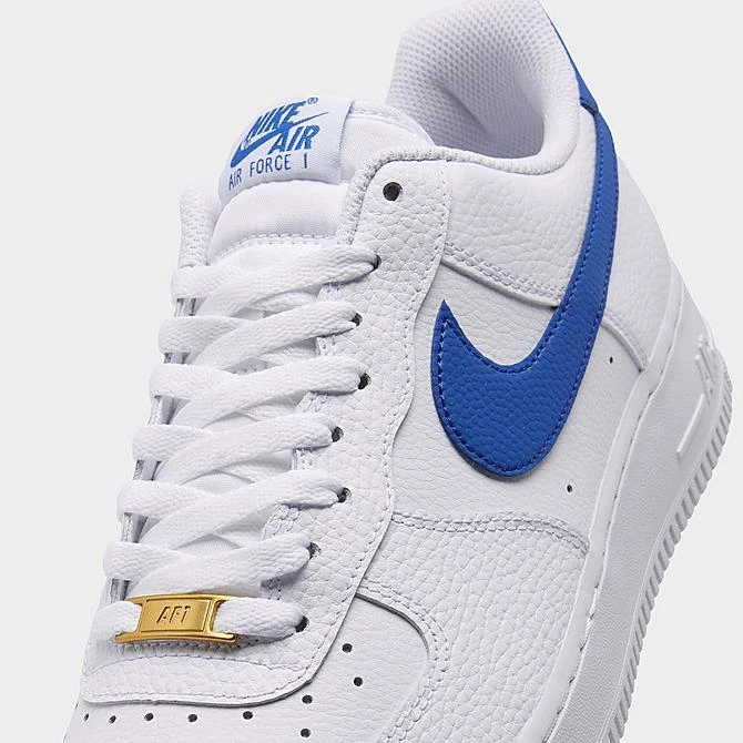 Men's Nike Air Force 1 Low Casual Shoes White/White/Game Royal - DM2845 100 5 Men's Nike Air Force 1 Low Casual Shoes White/White/Game Royal - DM2845 100 - Image 3