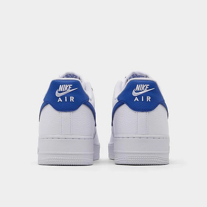 Men's Nike Air Force 1 Low Casual Shoes White/White/Game Royal - DM2845 100 6 Men's Nike Air Force 1 Low Casual Shoes White/White/Game Royal - DM2845 100 - Image 4