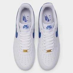 Men's Nike Air Force 1 Low Casual Shoes White/White/Game Royal - DM2845 100 12 Men's Nike Air Force 1 Low Casual Shoes White/White/Game Royal - DM2845 100 -Stealth Fit Shop DM2845 100 P5