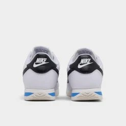 Men's Nike Cortez Casual Shoes White/Black/Light Photo Blue/Sail - DM4044 100 -Stealth Fit Shop DM4044 100 P4