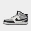 Men's Nike Court Vision Mid Next Nature Casual Shoes Light Smoke Grey/Black/Sail - DN3577 002 -Stealth Fit Shop DN3577 002 P1