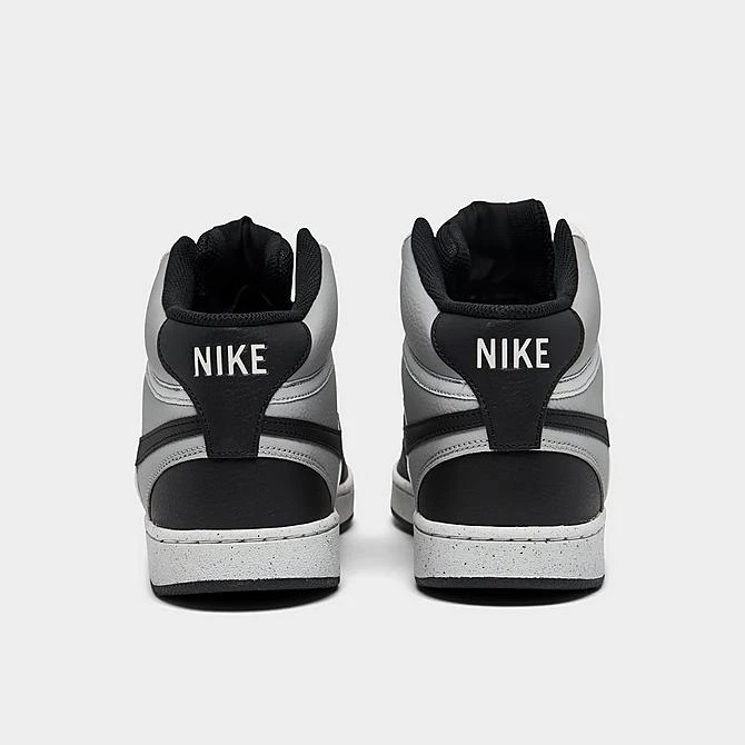 Men's Nike Court Vision Mid Next Nature Casual Shoes Light Smoke Grey/Black/Sail - DN3577 002 6 Men's Nike Court Vision Mid Next Nature Casual Shoes Light Smoke Grey/Black/Sail - DN3577 002 - Image 4