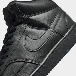 Men's Nike Court Vision Mid Next Nature Casual Shoes Black/Black/Black - DN3577 003 -Stealth Fit Shop DN3577 003 P3