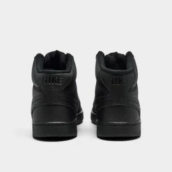 Men's Nike Court Vision Mid Next Nature Casual Shoes Black/Black/Black - DN3577 003 -Stealth Fit Shop DN3577 003 P4