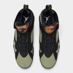 Nike Air Jordan Retro 7 SE Basketball Shoes Black/Cherrywood Red/Neutral Olive - DN9782 001 12 Nike Air Jordan Retro 7 SE Basketball Shoes Black/Cherrywood Red/Neutral Olive - DN9782 001 -Stealth Fit Shop DN9782 001 P5