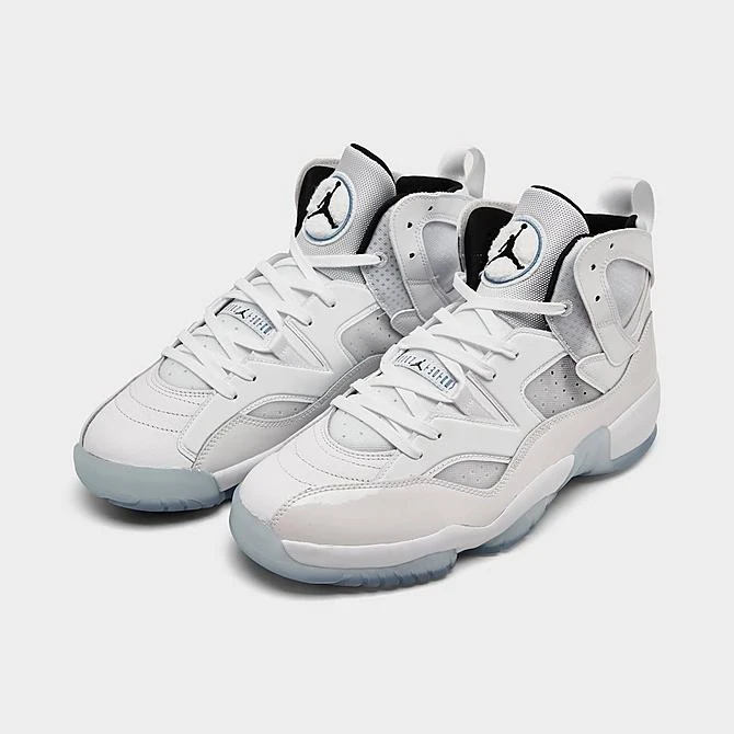 Nike Men's Jordan Jumpman Two Trey Basketball Shoes White/Black/University Blue - DO1925 104 4 Nike Men's Jordan Jumpman Two Trey Basketball Shoes White/Black/University Blue - DO1925 104 - Image 2