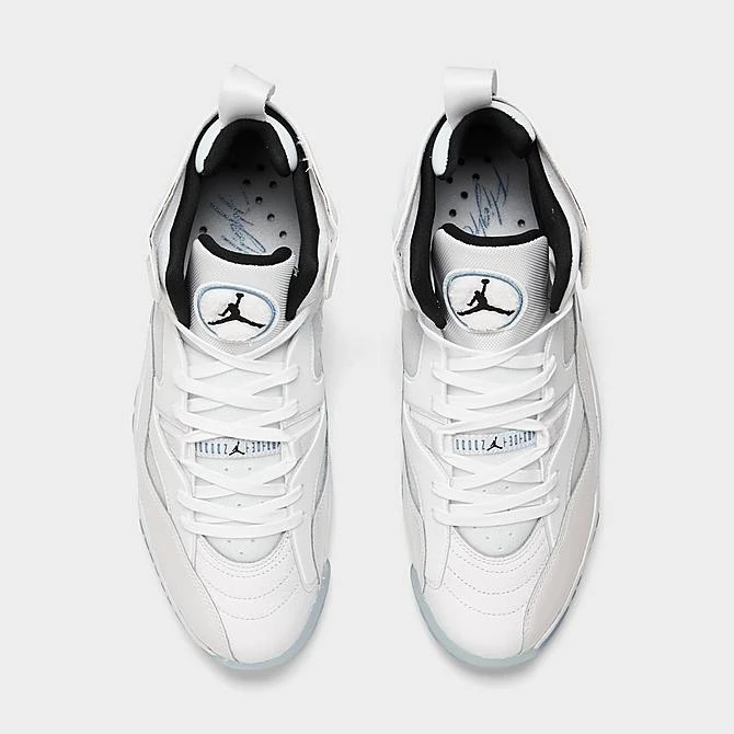Nike Men's Jordan Jumpman Two Trey Basketball Shoes White/Black/University Blue - DO1925 104 7 Nike Men's Jordan Jumpman Two Trey Basketball Shoes White/Black/University Blue - DO1925 104 - Image 5