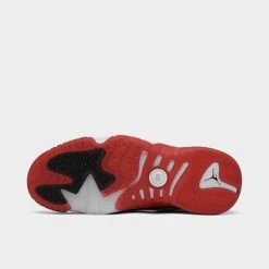 Nike Men's Jordan Jumpman Two Trey Basketball Shoes White/Black/Gym Red - DO1925 106 -Stealth Fit Shop DO1925 106 P6