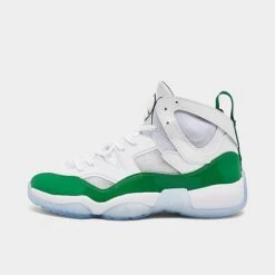 Nike Men's Jordan Jumpman Two Trey Basketball Shoes White/Lucky Green/Black - DO1925 130