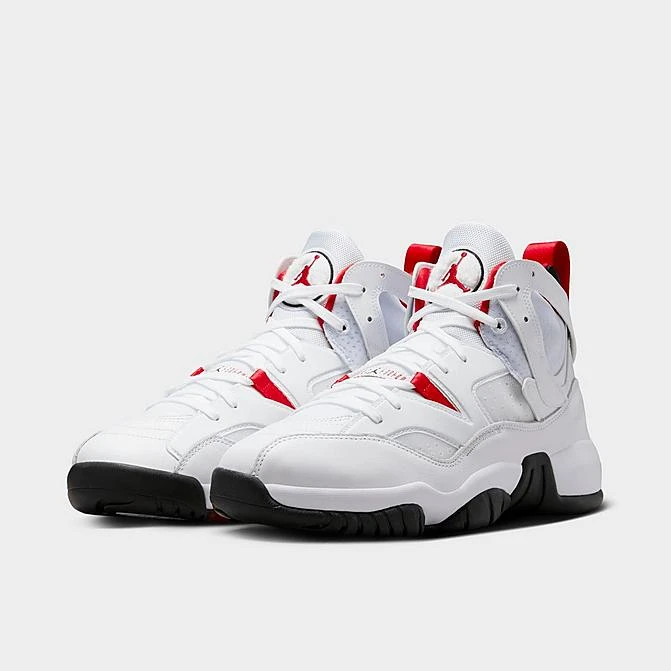Nike Men's Jordan Jumpman Two Trey Basketball Shoes White/Black/University Red - DO1925 160 3 Nike Men's Jordan Jumpman Two Trey Basketball Shoes White/Black/University Red - DO1925 160