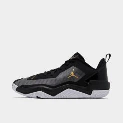 Nike Jordan One Take 4 Basketball Shoes Black/Metallic Gold/White - DO7193 007