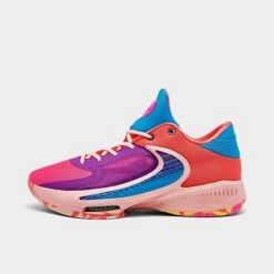 Nike Zoom Freak 4 Basketball Shoes Vivid Purple/Laser Blue/Hyper Pink - DQ3824 500
