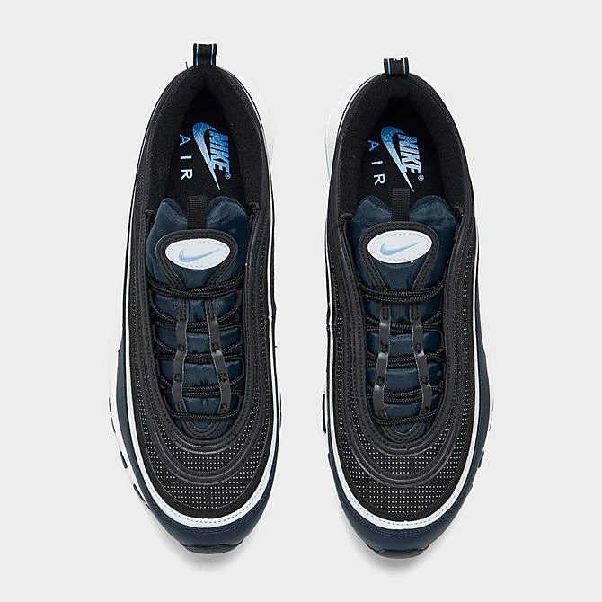 Men's Nike Air Max 97 Casual Shoes Black/Dark Obsidian/Pure Platinum/University Blue - DQ3955 001 7 Men's Nike Air Max 97 Casual Shoes Black/Dark Obsidian/Pure Platinum/University Blue - DQ3955 001 - Image 5
