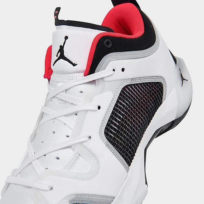 Nike Air Jordan XXXVII Low Basketball Shoes White/Black/Siren Red - DQ4122 100 5 Nike Air Jordan XXXVII Low Basketball Shoes White/Black/Siren Red - DQ4122 100 - Image 3
