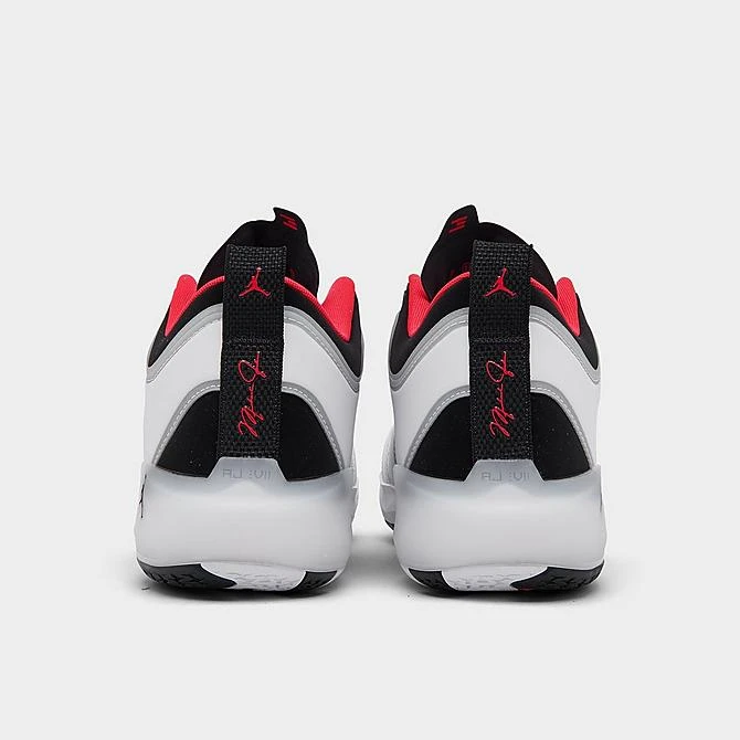 Nike Air Jordan XXXVII Low Basketball Shoes White/Black/Siren Red - DQ4122 100 6 Nike Air Jordan XXXVII Low Basketball Shoes White/Black/Siren Red - DQ4122 100 - Image 4