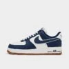 Men's Nike Air Force 1 '07 LV8 SE Varsity Casual Shoes Sail/Midnight Navy/Medium Gum Brown - DQ7659 101 -Stealth Fit Shop DQ7659 101 P1