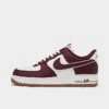 Men's Nike Air Force 1 '07 LV8 SE Varsity Casual Shoes Sail/Night Maroon/Gum Med Brown - DQ7659 102 2 Men's Nike Air Force 1 '07 LV8 SE Varsity Casual Shoes Sail/Night Maroon/Gum Med Brown - DQ7659 102 -Stealth Fit Shop DQ7659 102 P1