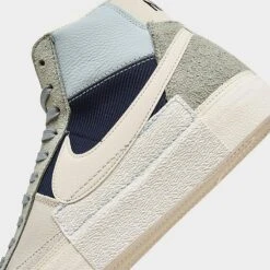 Men's Nike Blazer Mid Pro Club Casual Shoes Mica Green/Light Bone/Midnight Navy - DQ7673 300 -Stealth Fit Shop DQ7673 300 P3
