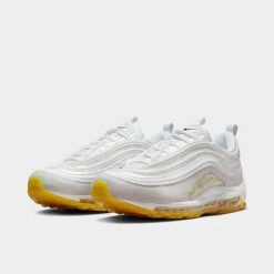 Men's Nike Air Max 97 SE Casual Shoes White/Black/Summit White/Lemon Wash - DQ8961 100 -Stealth Fit Shop DQ8961 100 P2