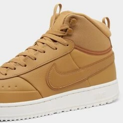 Men's Nike Court Vision Mid Winterized Casual Shoes Elemental Gold/Sail/Desert Ochre/Elemental Gold - DR7882 700 -Stealth Fit Shop DR7882 700 P3