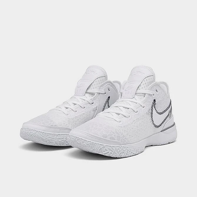 Nike Zoom LeBron NXXT Gen Basketball Shoes White/Metallic Silver/Black - DR8784 101 4 Nike Zoom LeBron NXXT Gen Basketball Shoes White/Metallic Silver/Black - DR8784 101 - Image 2